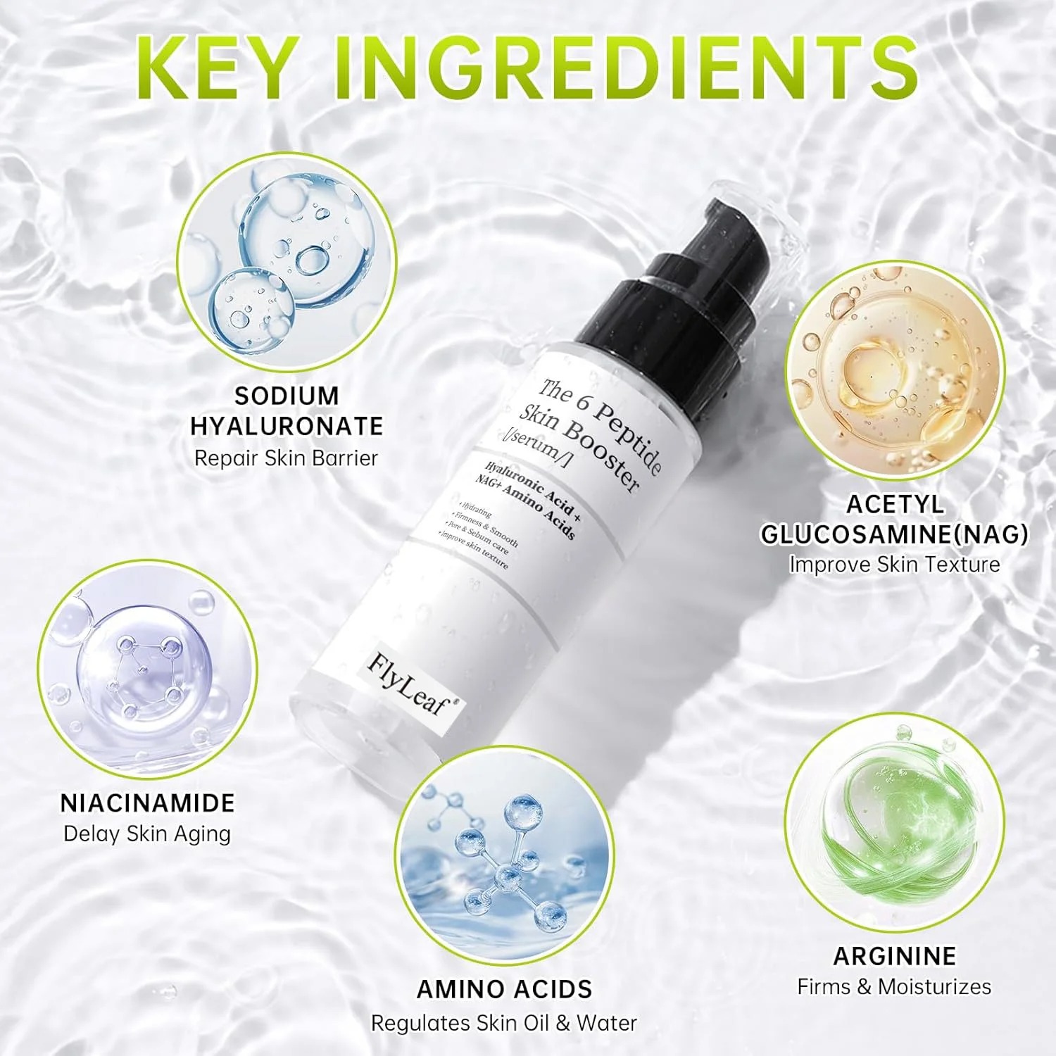 150ml Peptide Skin Booster Ton - Hyaluronic Acid Facial Serum 评论和价格