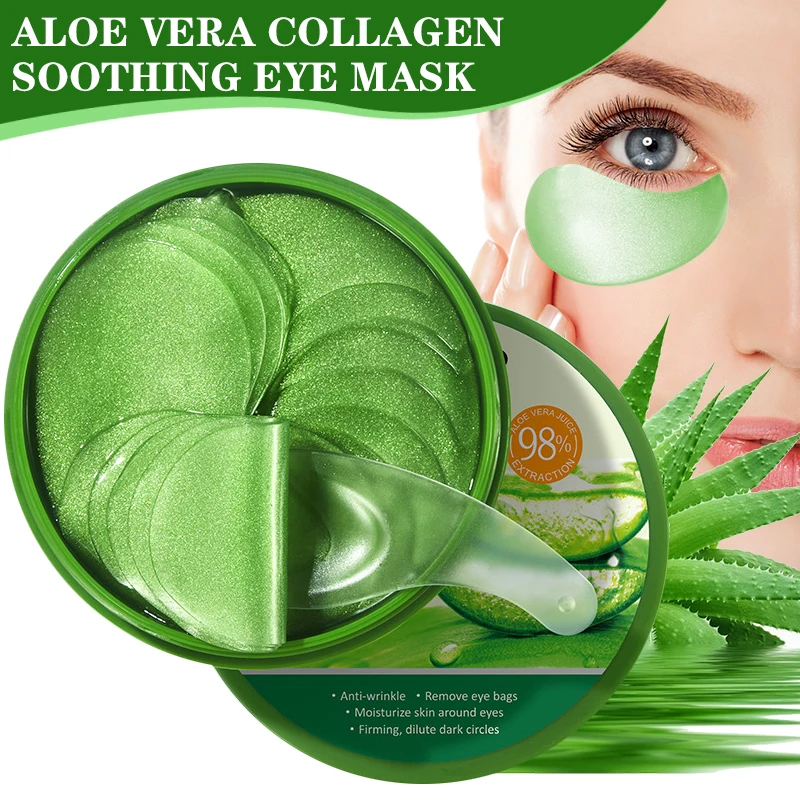 60pcs Aloe Vera Collagen Eye M - Collagen Under Eye Patches 评论和价格