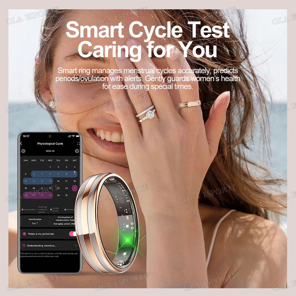 New 6.3mm Thin Smart Ring Heal - Health Monitors 评论和价格