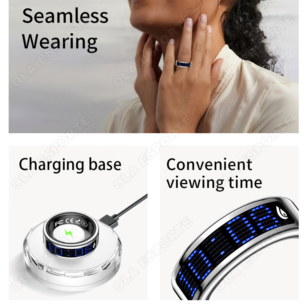 Amoled Screen Smart Ring Displ - Health Monitors 评论和价格