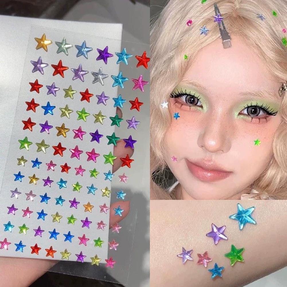 Self-Adhesive Face Rhinestones - Nail Art 评论和价格