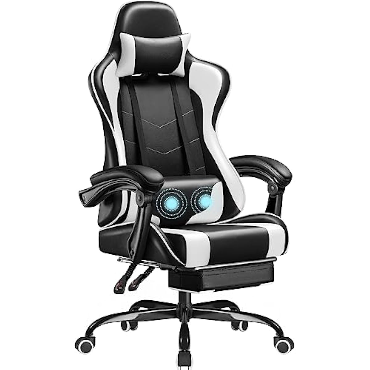 Gaming Chair with Adjustable H - Massage 评论和价格