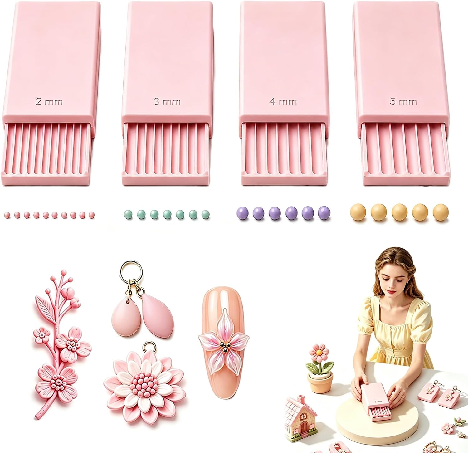 3D Print Clay Gel Ball Maker T - Nail Art 评论和价格