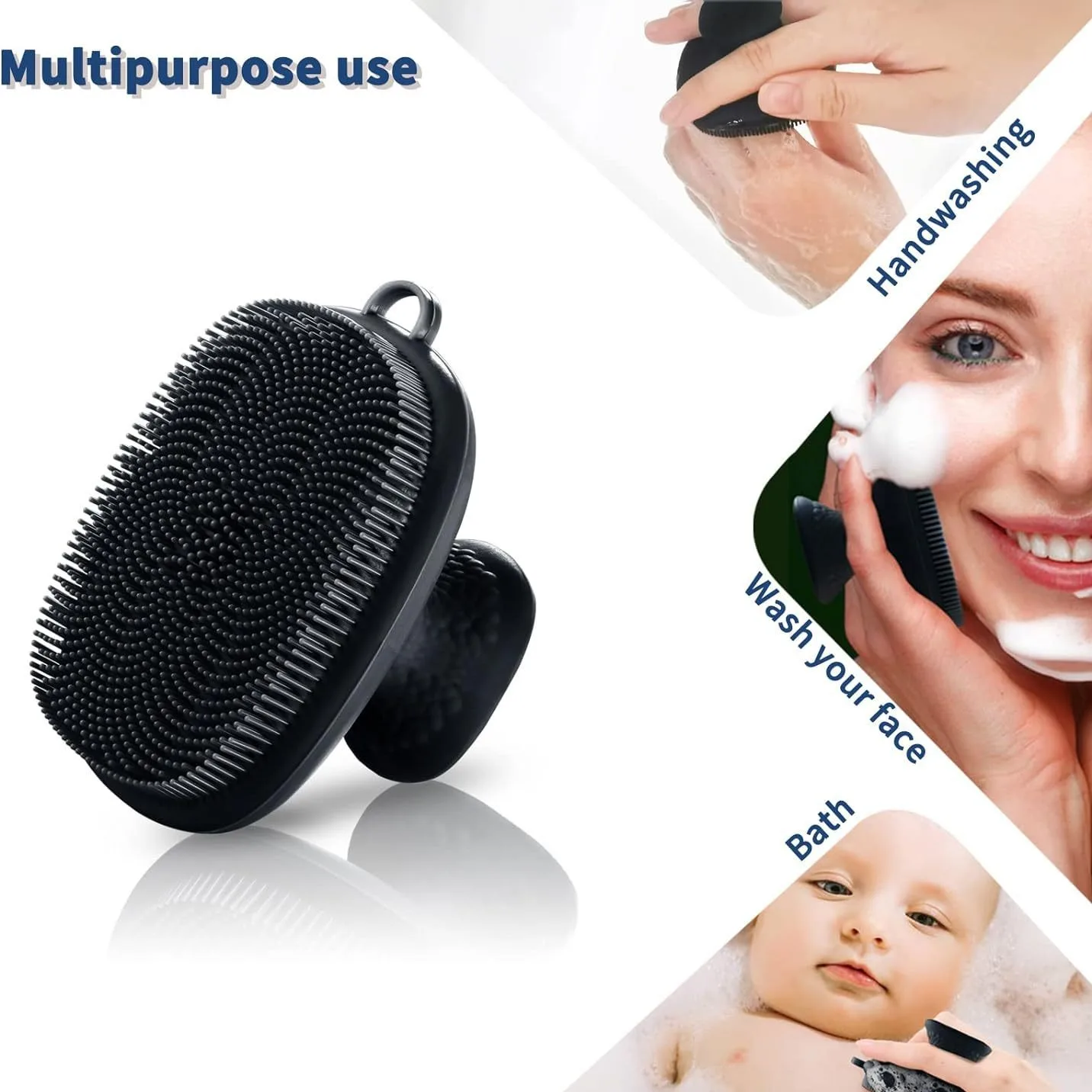 Silicone Face Scrubber for Men - Silicone Face Scrubber Electric 评论和价格