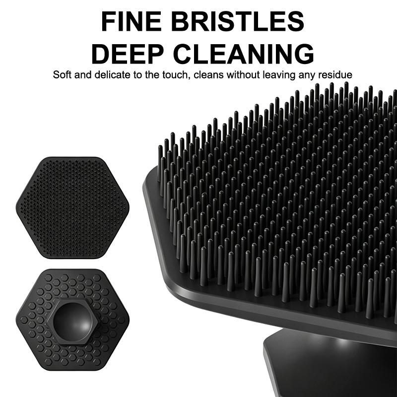Facial Cleaning Brush Scrubber - Silicone Face Scrubber Electric 评论和价格