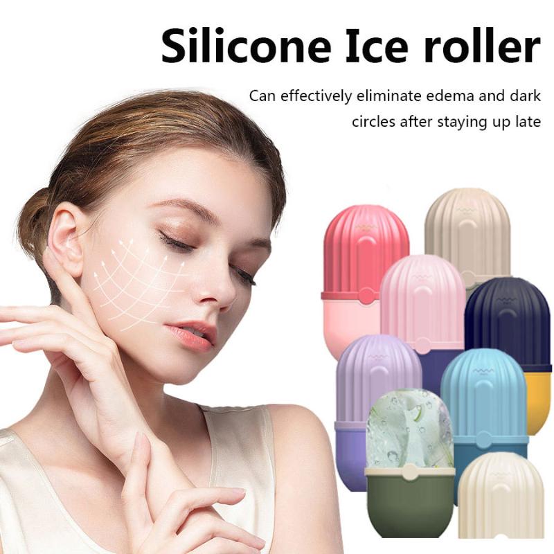 Silicone Ice Cube Face Roller  - Face Ice Roller Puffiness 评论和价格